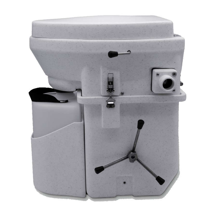 Natures head toilet with spider handle